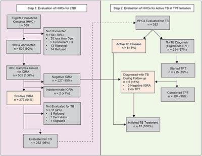 Test and treat approach for tuberculosis infection amongst household contacts of drug-susceptible pulmonary tuberculosis, Mumbai, India